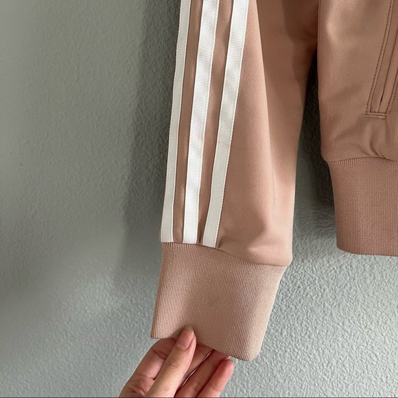 ADIDAS Originals Womens Firebird Info Poster Track Top Retro Small Dusty Rose S - Picture 9 of 14